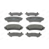 Jeu de 4 plaquettes de frein JURID 572548J