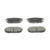 Jeu de 4 plaquettes de frein JURID 572549J