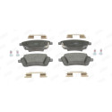 Jeu de 4 plaquettes de frein JURID 572657J