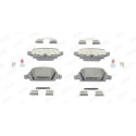 Jeu de 4 plaquettes de frein JURID 573009J