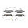 Jeu de 4 plaquettes de frein JURID 573029J