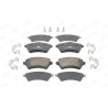 Jeu de 4 plaquettes de frein JURID 573102J