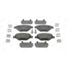 Jeu de 4 plaquettes de frein JURID 573123J