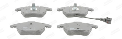 Jeu de 4 plaquettes de frein JURID 573128J