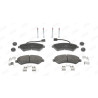 Jeu de 4 plaquettes de frein JURID 573261J