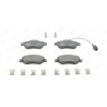 Jeu de 4 plaquettes de frein JURID 573266J