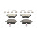 Jeu de 4 plaquettes de frein JURID 573272J