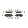Jeu de 4 plaquettes de frein JURID 573434J