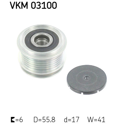 Rueda libre alternador