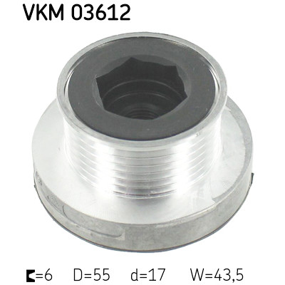 Rueda libre alternador