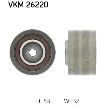 Poulie de renvoi/guidage, courroie de distribution SKF VKM 26220