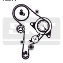 Kit pompe à eau + courroie de distribution SKF VKMC 01251
