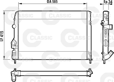 Radiateur, refroidissement du moteur