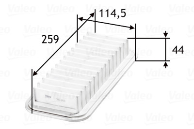 Filtre à air VALEO 585059