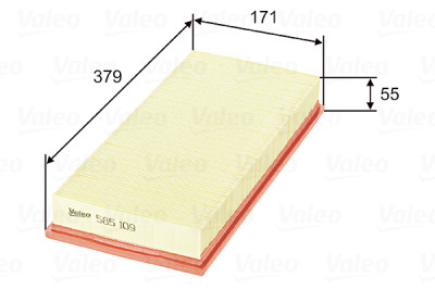 Filtre à air VALEO 585109