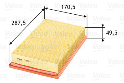 Filtre à air VALEO 585117