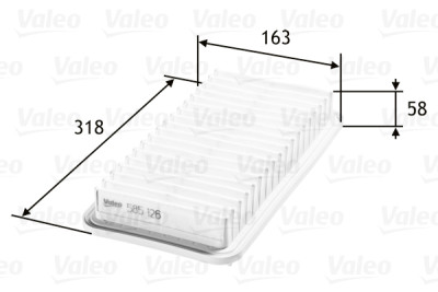 Filtre à air VALEO 585126