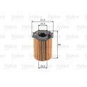 Filtre à huile VALEO 586500