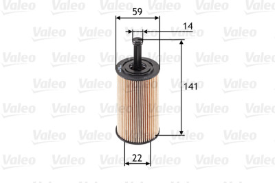 Filtre à huile VALEO 586509