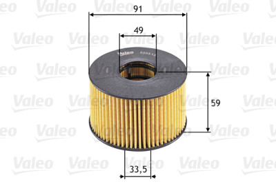 Filtre à huile VALEO 586513