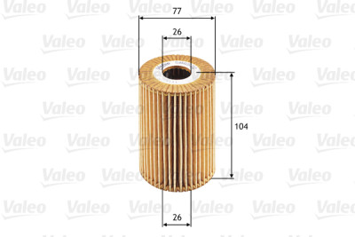Filtre à huile VALEO 586532