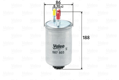 Filtre à carburant VALEO 587503