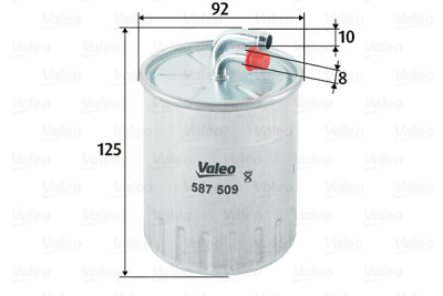 Filtre à carburant VALEO 587509