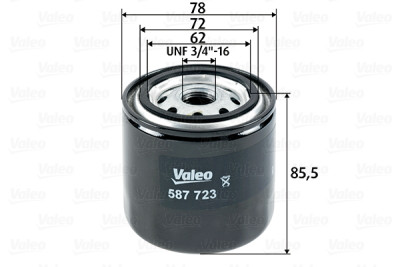 Filtre à carburant VALEO 587723