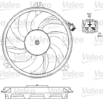 Ventilateur, refroidissement du moteur