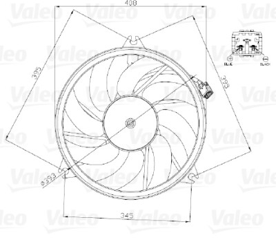 Ventilateur, refroidissement du moteur