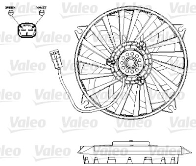 Ventilateur, refroidissement du moteur
