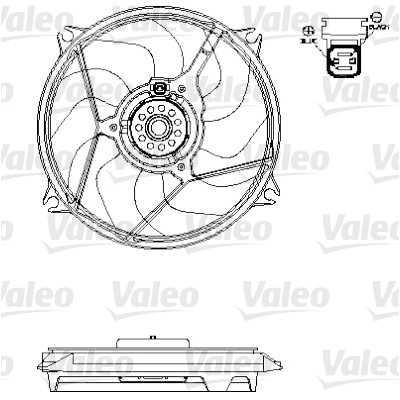 Ventilateur, refroidissement du moteur