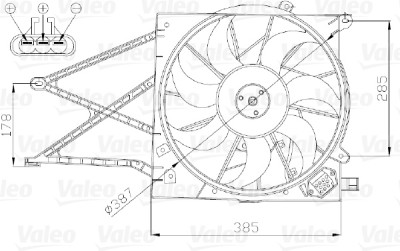 Ventilateur, refroidissement du moteur