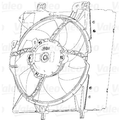 Moteur électrique, ventilateur de radiateur VALEO 696238