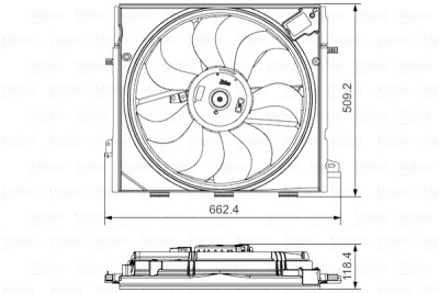 Ventilateur, refroidissement du moteur