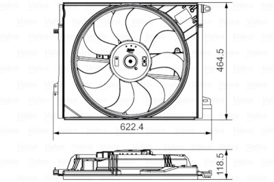 Ventilateur, refroidissement du moteur