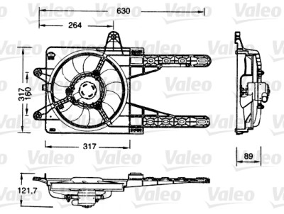 Ventilateur, refroidissement du moteur
