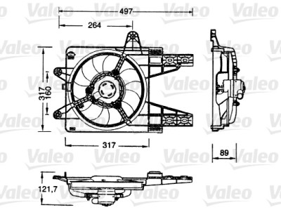 Ventilateur, refroidissement du moteur