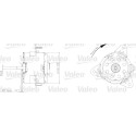Moteur électrique, ventilateur pour radiateurs