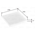 Filtre, air de l'habitacle