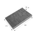 Filtre, air de l'habitacle