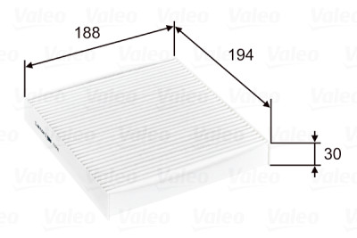 Filtre, air de l'habitacle