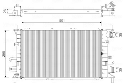 Radiateur, refroidissement du moteur