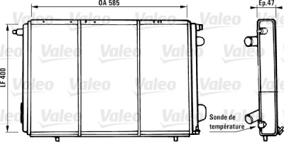 Radiateur, refroidissement du moteur