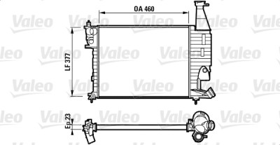 Radiateur, refroidissement du moteur
