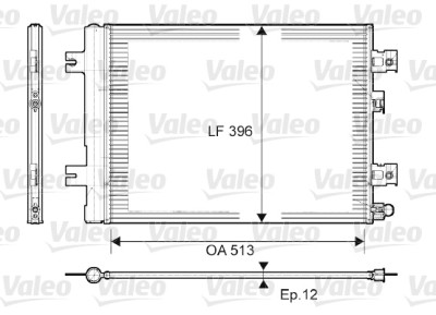 Condenseur, climatisation VALEO 814077