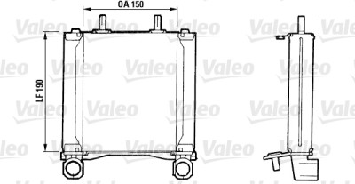 Refroidisseur d'huile, huile moteur VALEO 816752