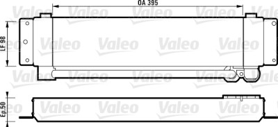 Refroidisseur d'huile, huile moteur VALEO 816963