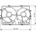 Support, ventilateur de radiateur