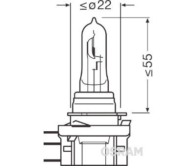 Lampe de route OSRAM 64176
